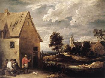 David Teniers The Younger : Village Scene